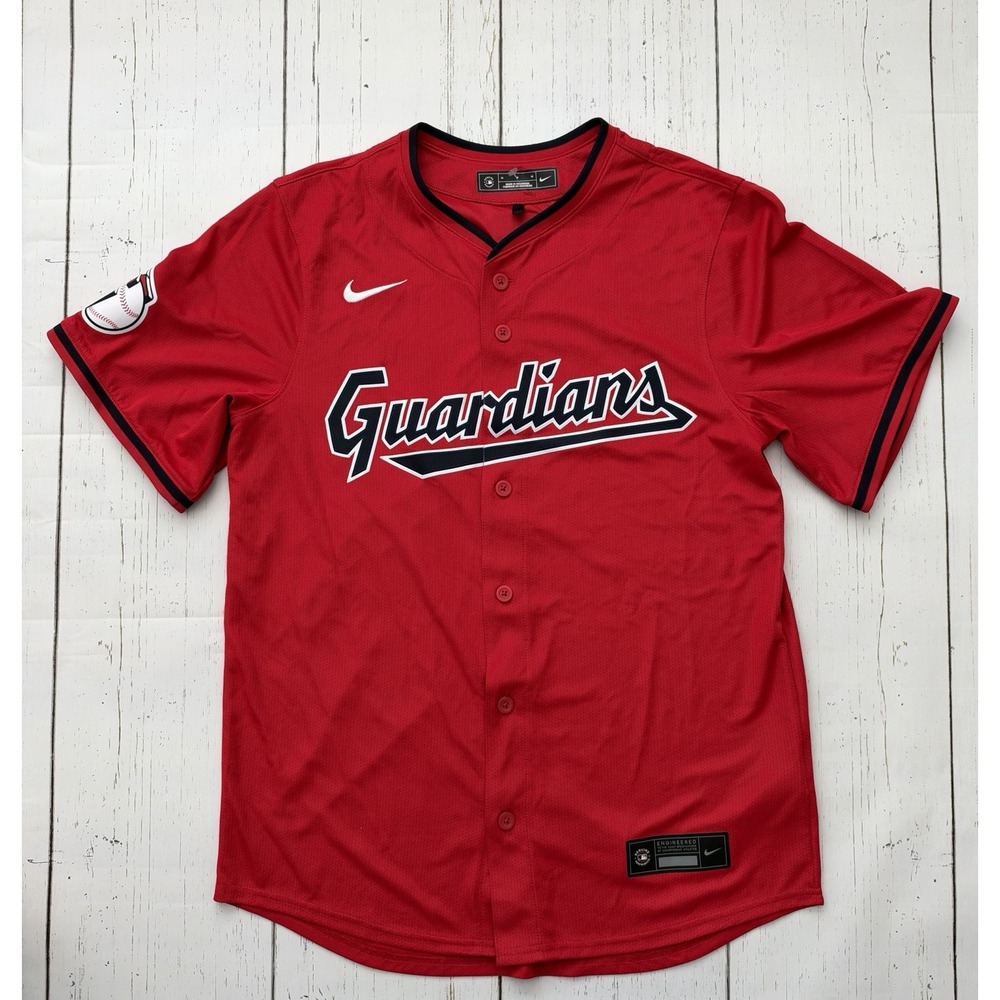 Brand New Nike Cleveland Guardians Baseball Red Jersey Men's Size Medium